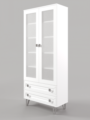 МИРА № 4 шкаф витрина 900, Собран
